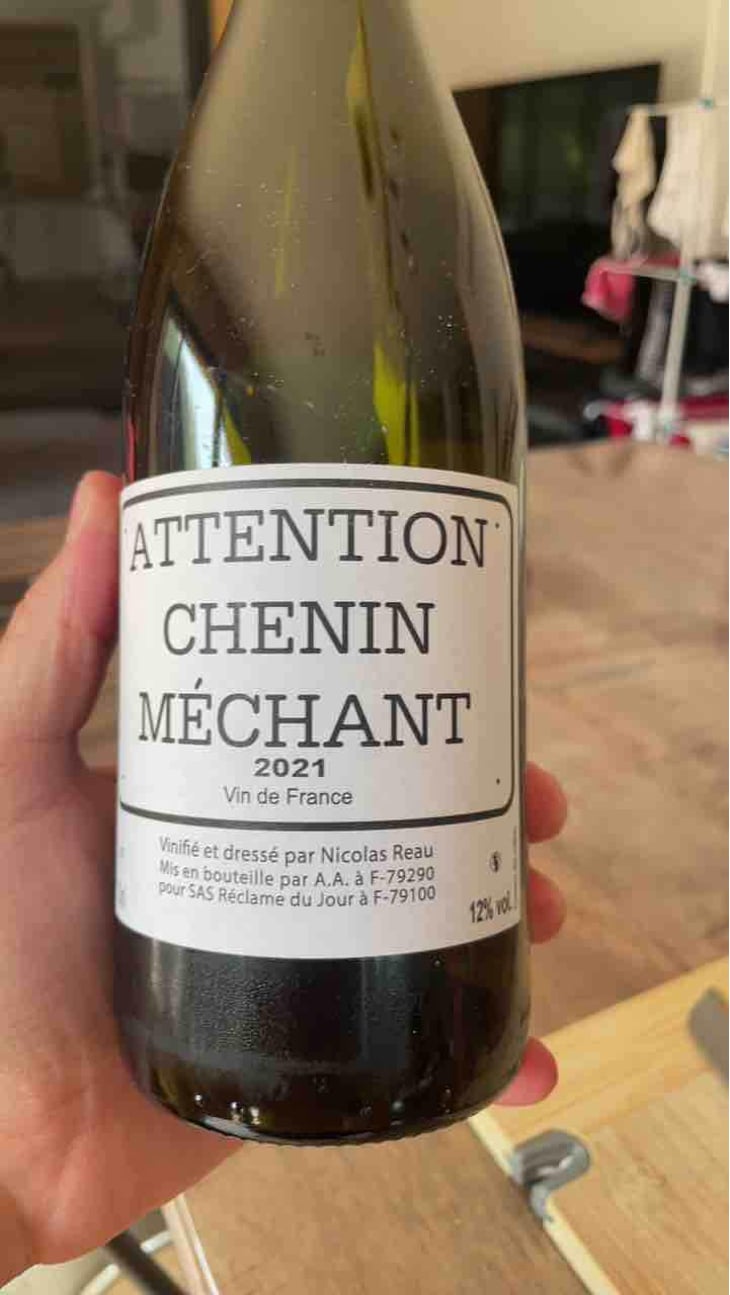 Attention Chenin Méchant - Le Clos des Treilles - Nicolas Reau 