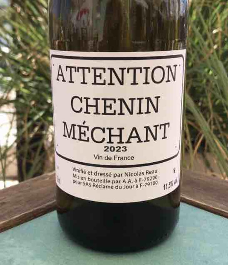 Attention Chenin Méchant - Le Clos des Treilles - Nicolas Reau 