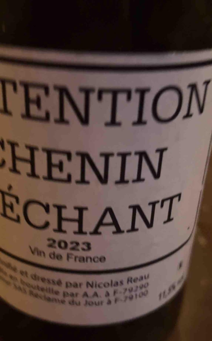 Attention Chenin Méchant - Le Clos des Treilles - Nicolas Reau 
