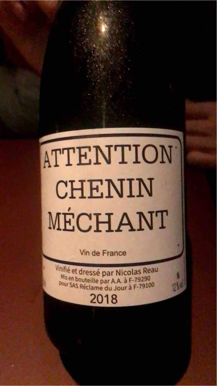 Attention Chenin Méchant - Le Clos des Treilles - Nicolas Reau 