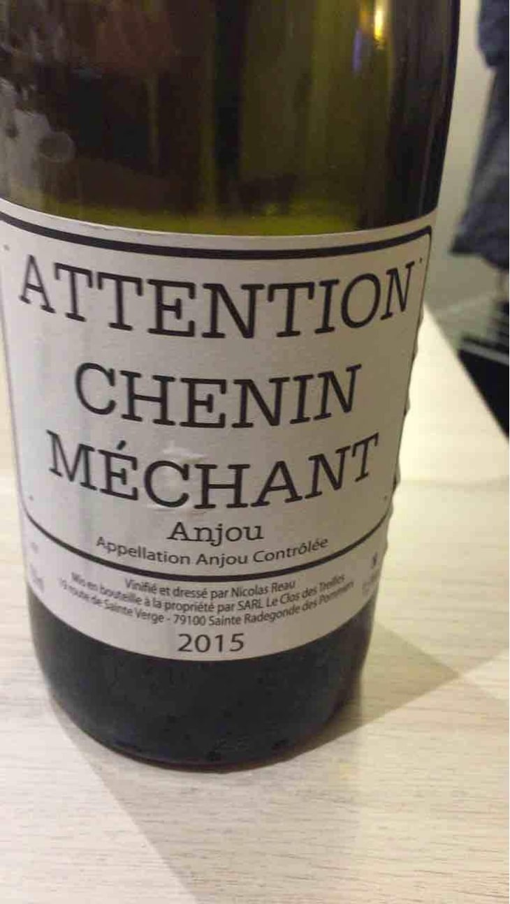 Attention Chenin Méchant - Le Clos des Treilles - Nicolas Reau 