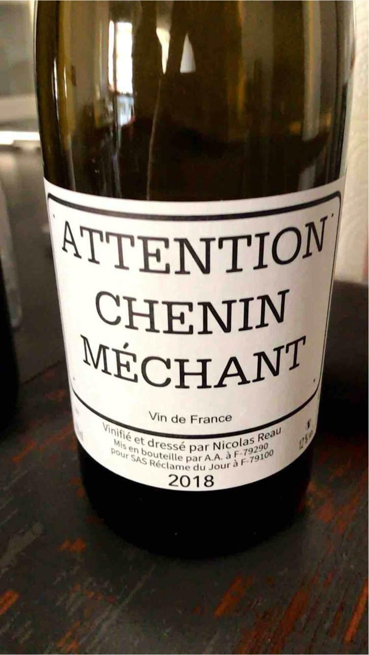 Attention Chenin Méchant - Le Clos des Treilles - Nicolas Reau 