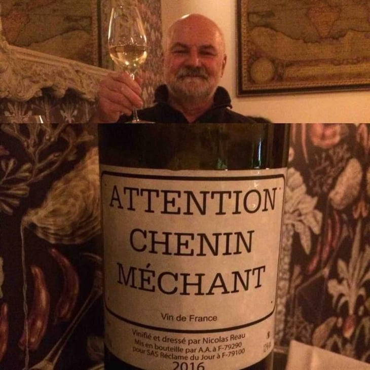 Attention Chenin Méchant - Le Clos des Treilles - Nicolas Reau 