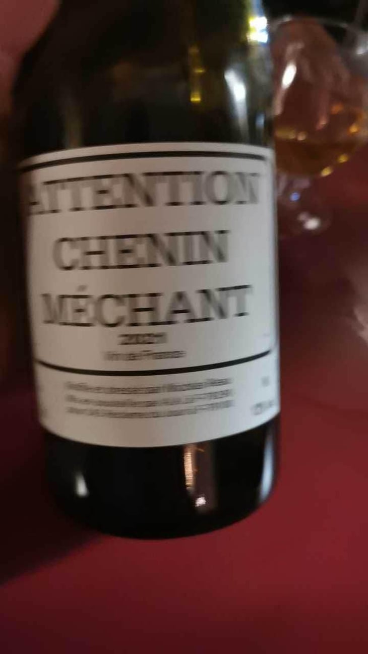 Attention Chenin Méchant - Le Clos des Treilles - Nicolas Reau 