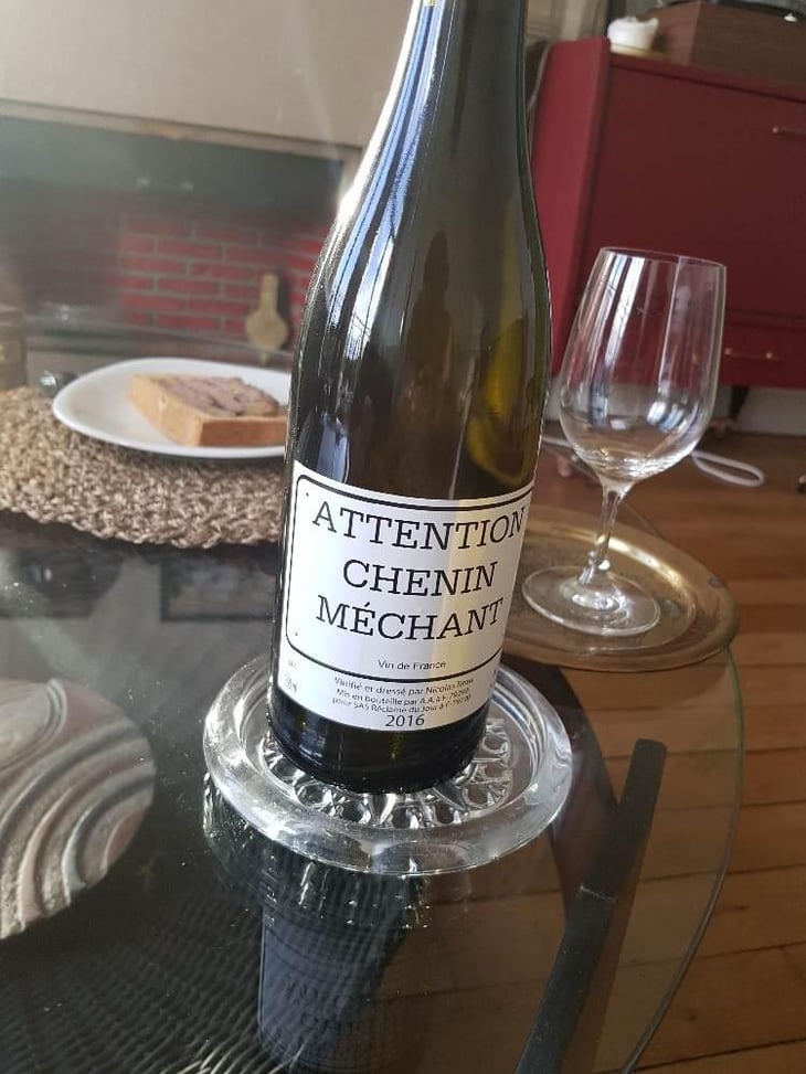 Attention Chenin Méchant - Le Clos des Treilles - Nicolas Reau 