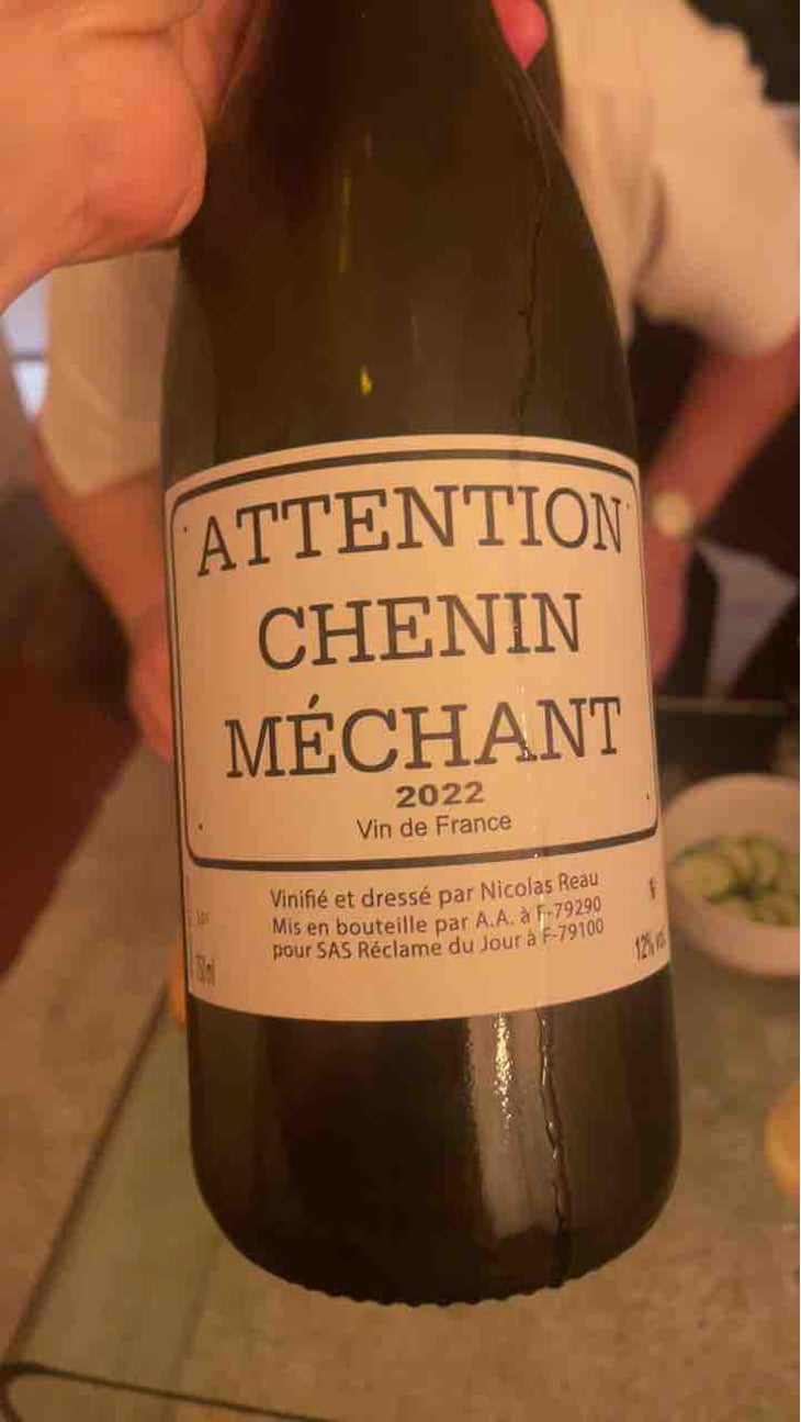 Attention Chenin Méchant - Le Clos des Treilles - Nicolas Reau 
