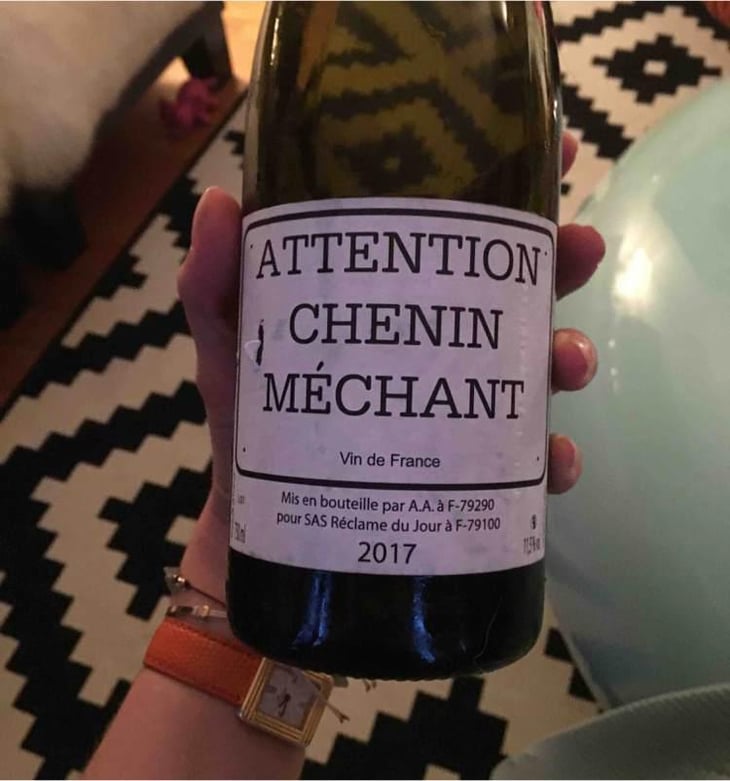Attention Chenin Méchant - Le Clos des Treilles - Nicolas Reau 