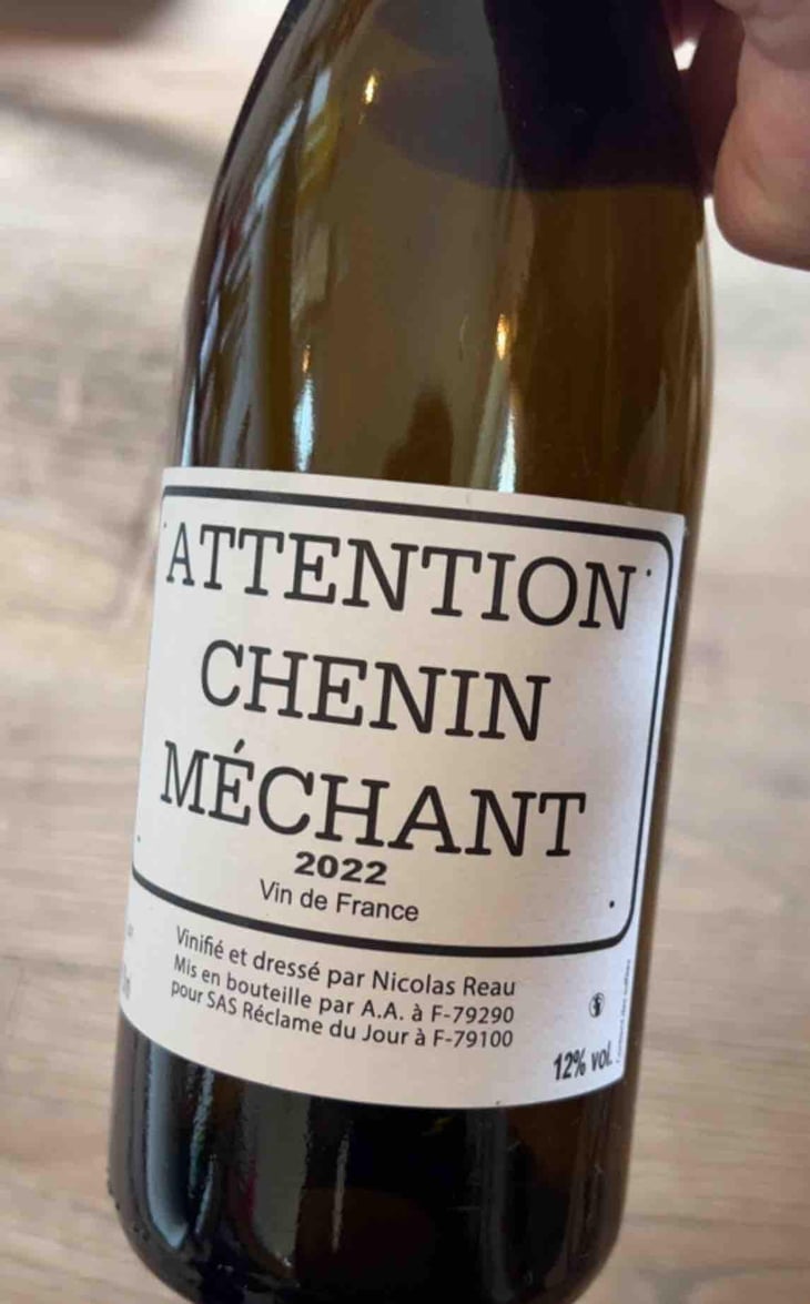 Attention Chenin Méchant - Le Clos des Treilles - Nicolas Reau 