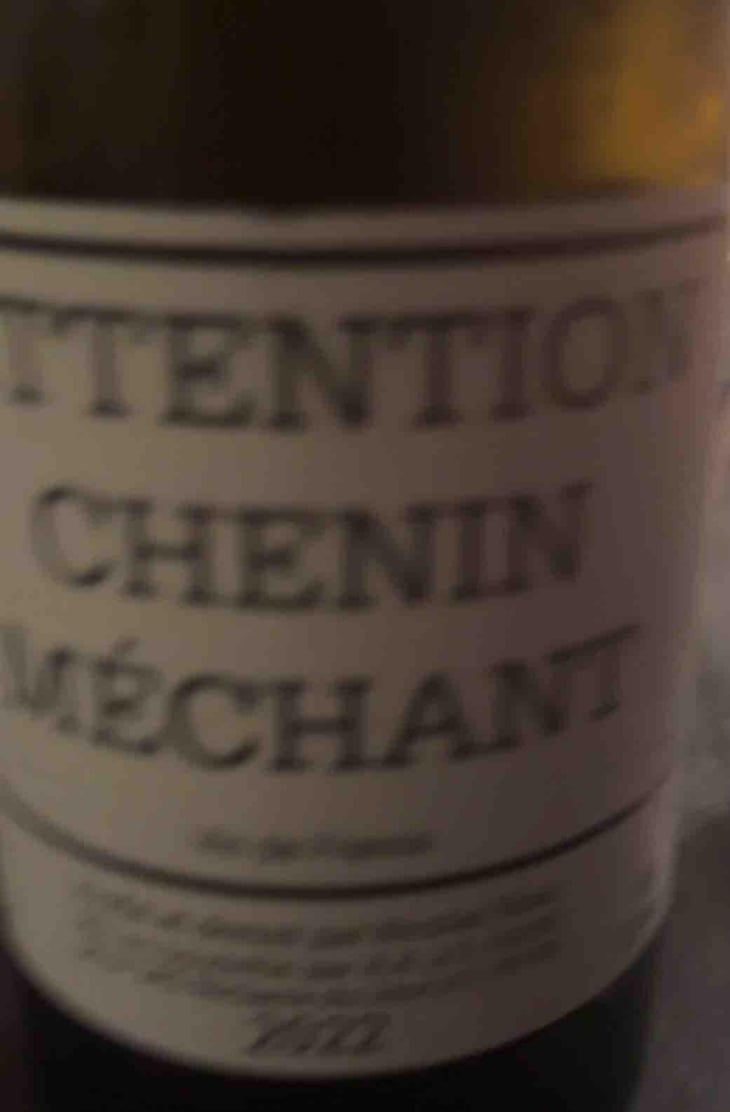 Attention Chenin Méchant - Le Clos des Treilles - Nicolas Reau 