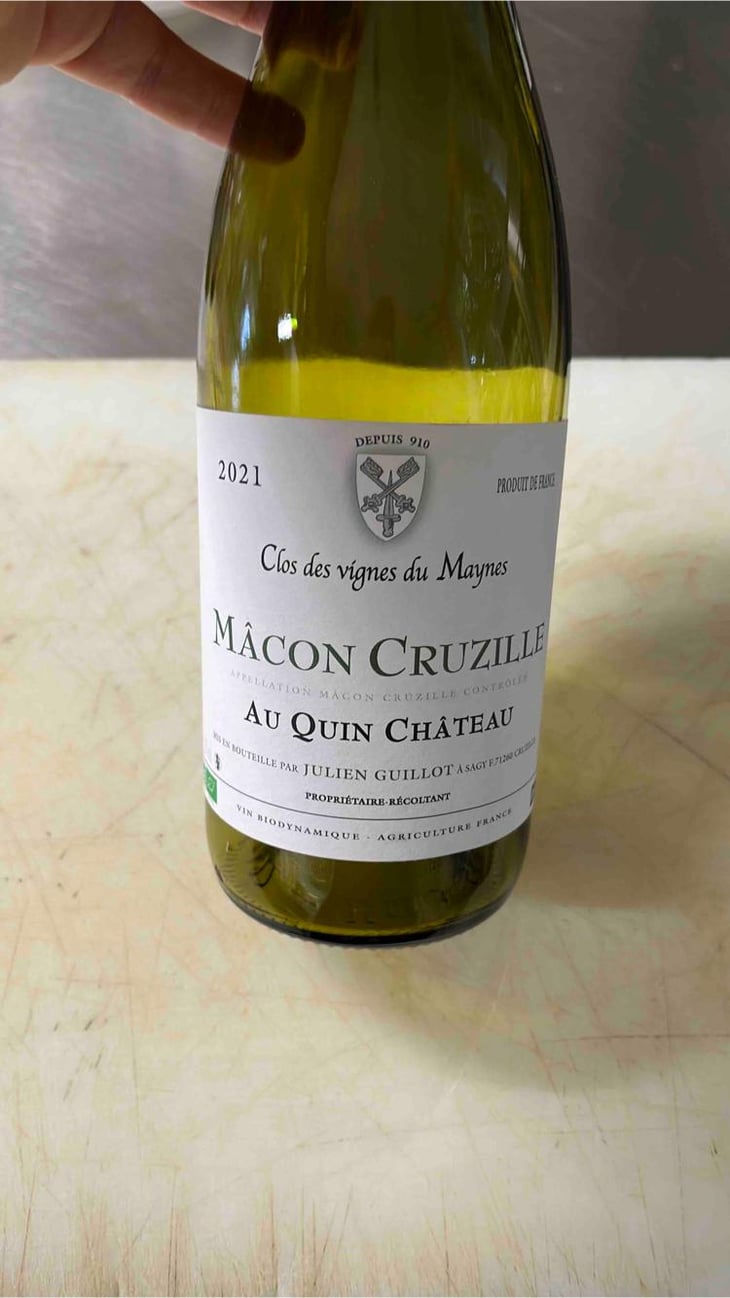 Au Quin Château - Clos des Vignes du Maynes - Julien Guillot -2018