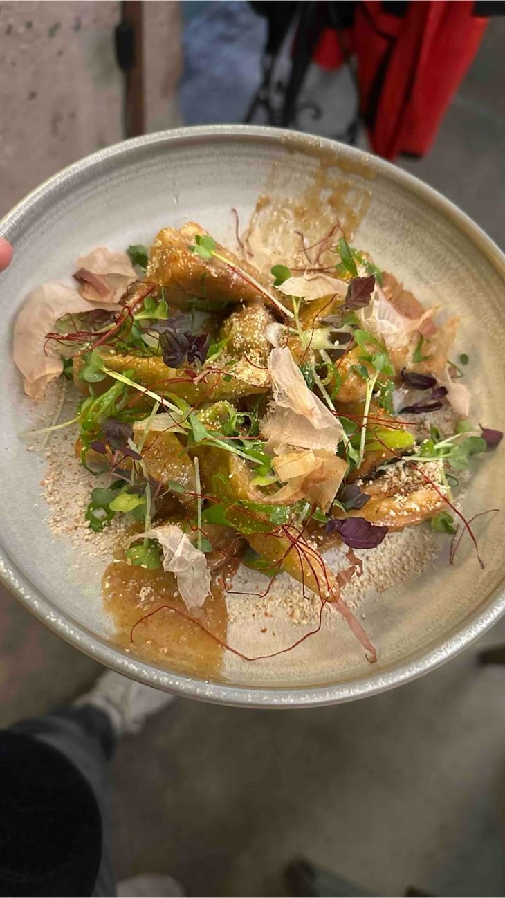 Aubergine / Eggplant With Sesam Miso And Bonito Flakes - Die Mosel - 686195