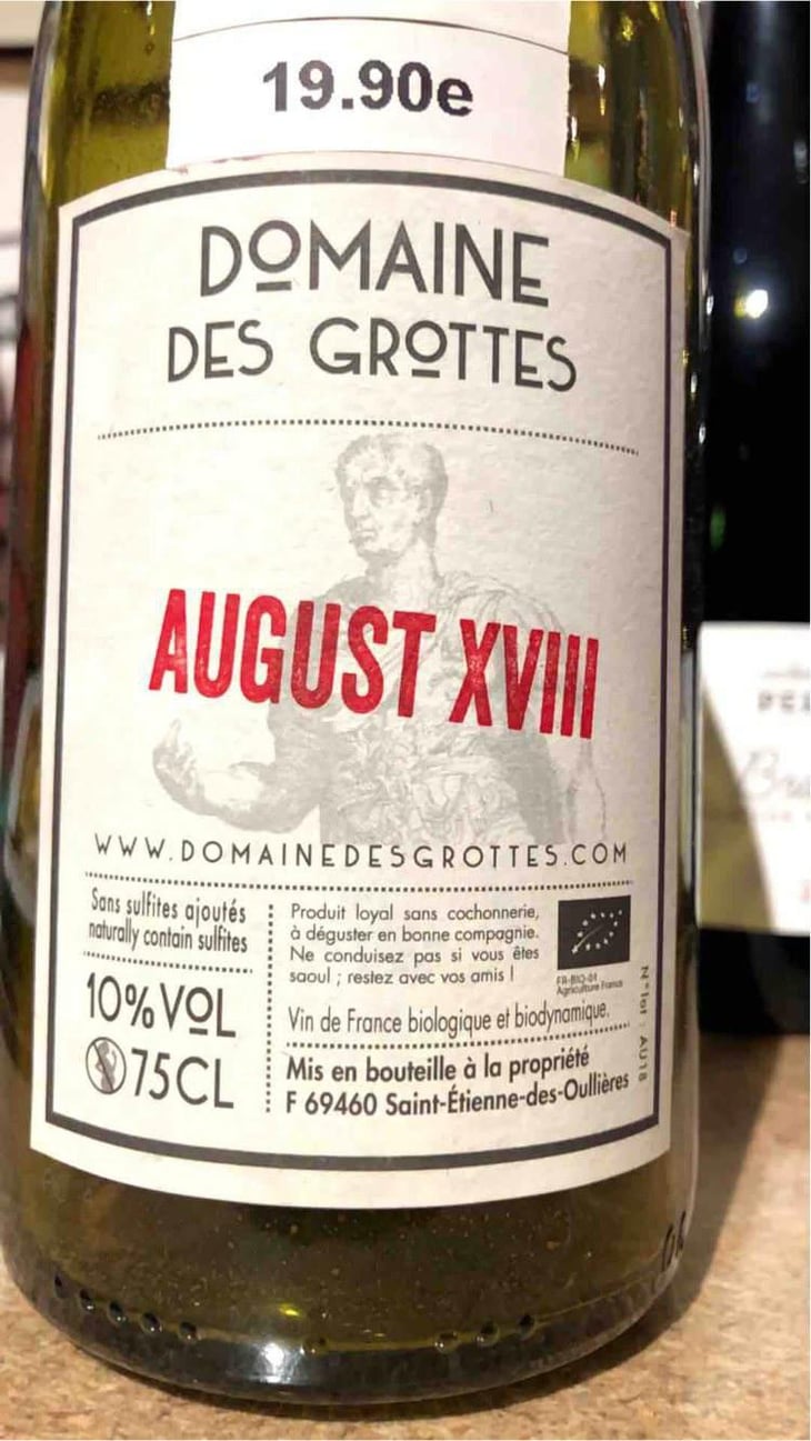 August - Domaine des Grottes - Romain des Grottes 
