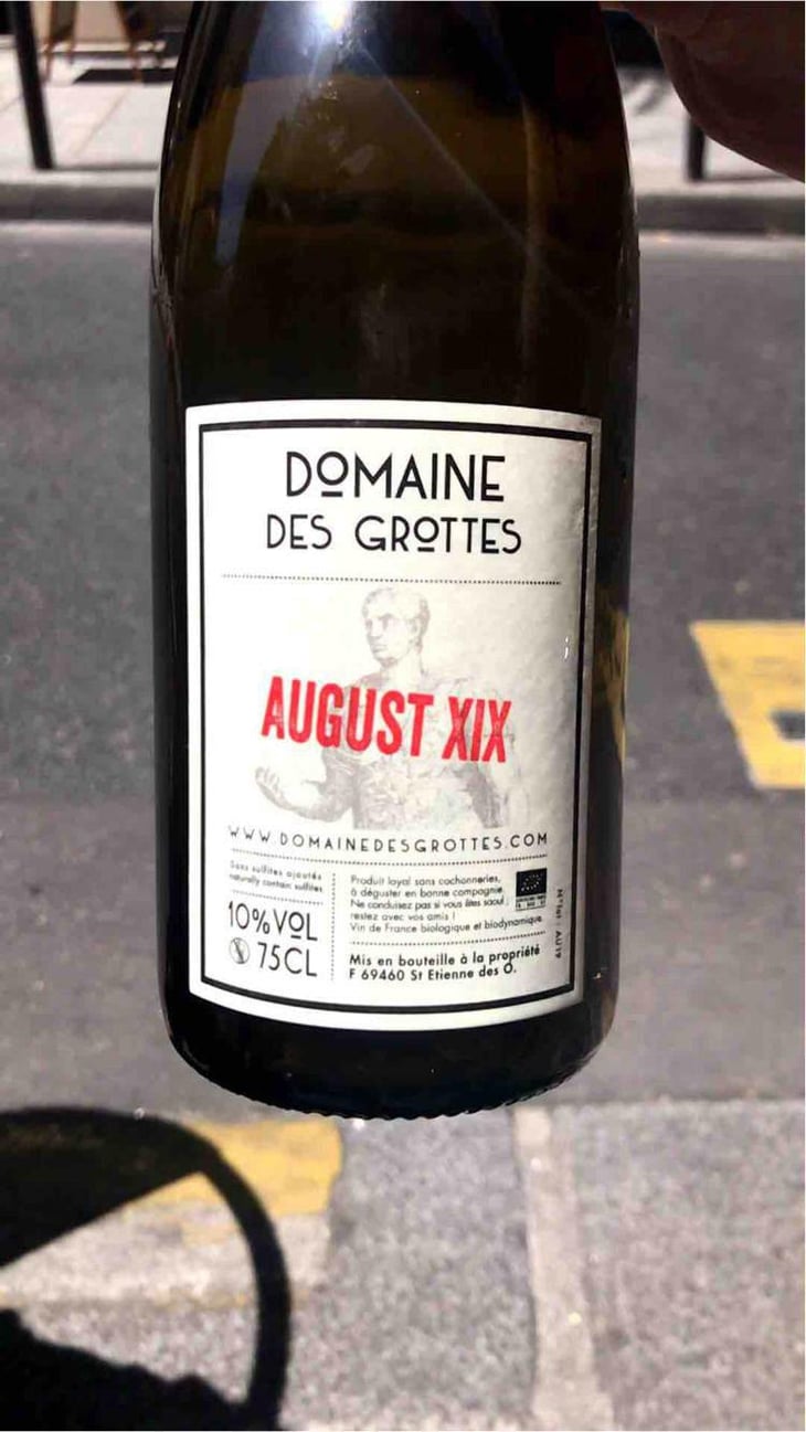 August - Domaine des Grottes - Romain des Grottes 