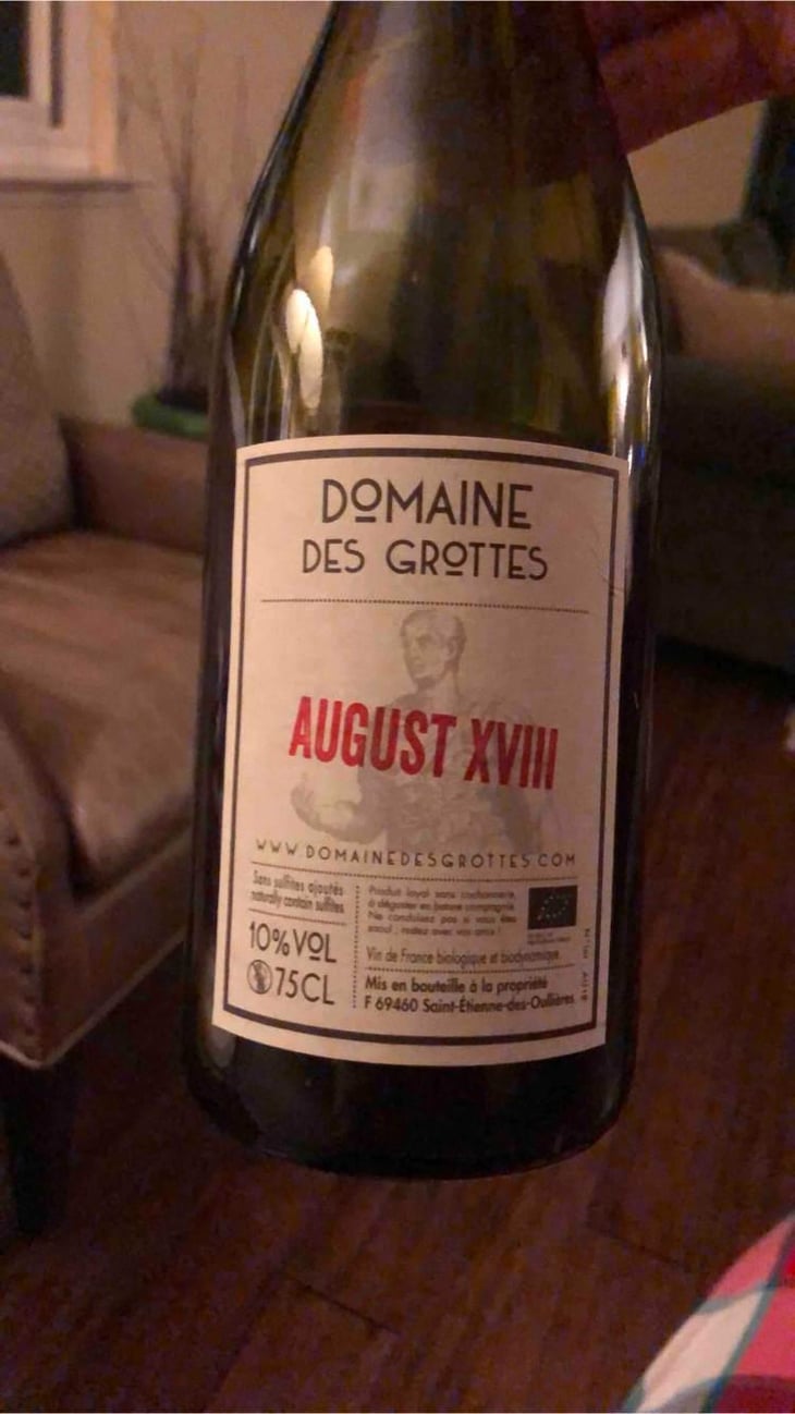 August - Domaine des Grottes - Romain des Grottes 