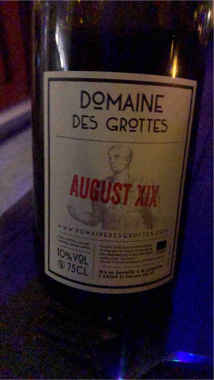 August - Domaine des Grottes - Romain des Grottes 