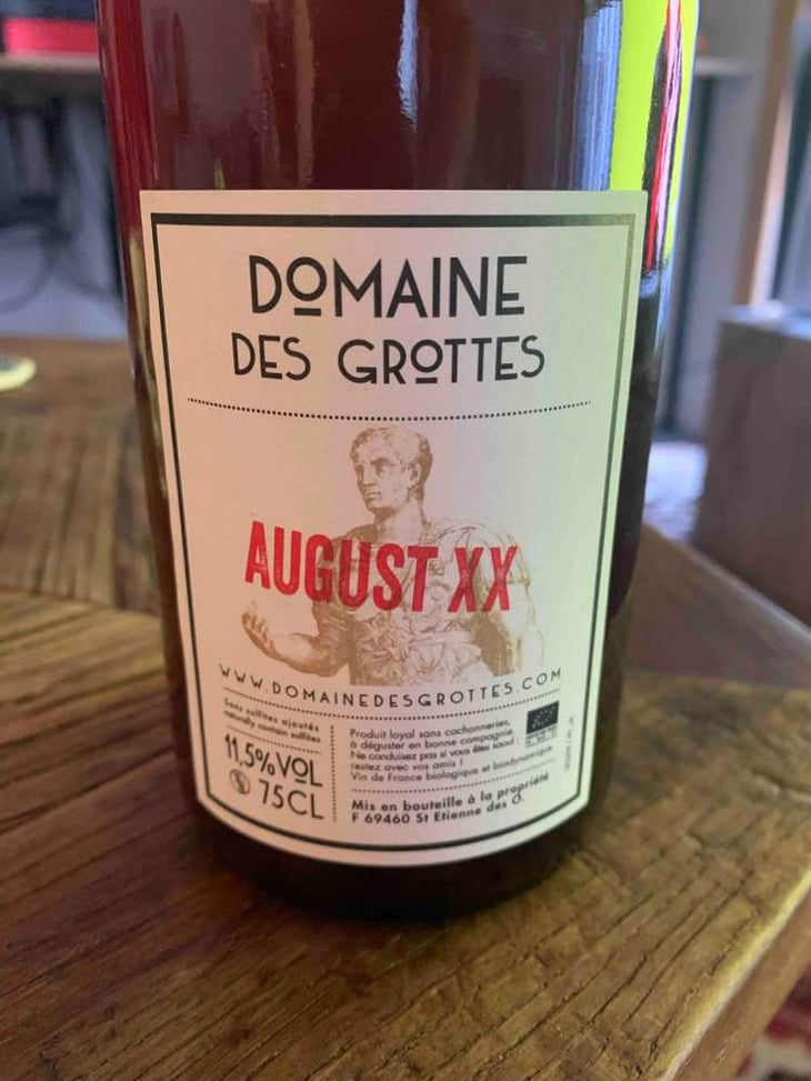 August - Domaine des Grottes - Romain des Grottes 