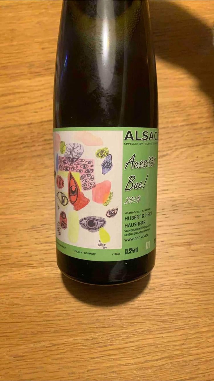 Aussitôt Bue (old label) - Vin Hausherr - Hubert & Heidi Hausherr 
