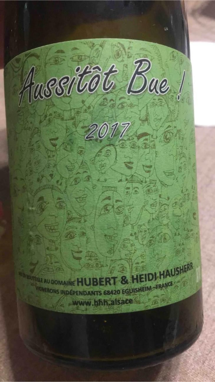 Aussitôt Bue (old label) - Vin Hausherr - Hubert & Heidi Hausherr 