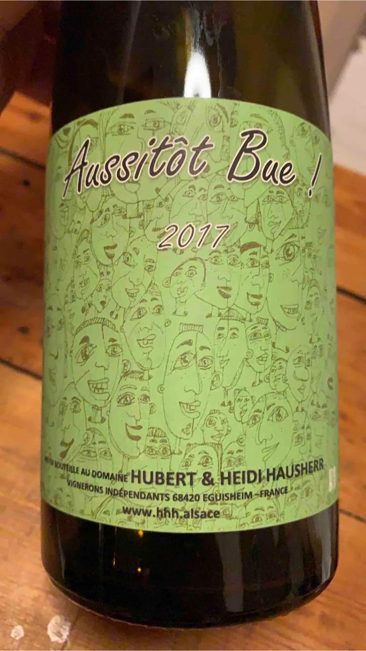 Aussitôt Bue (old label) - Vin Hausherr - Hubert & Heidi Hausherr 