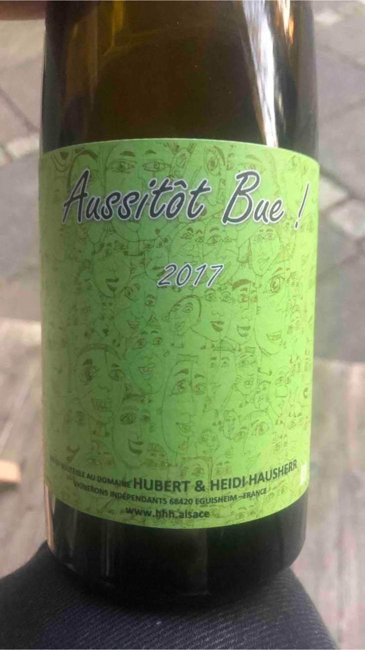 Aussitôt Bue (old label) - Vin Hausherr - Hubert & Heidi Hausherr 