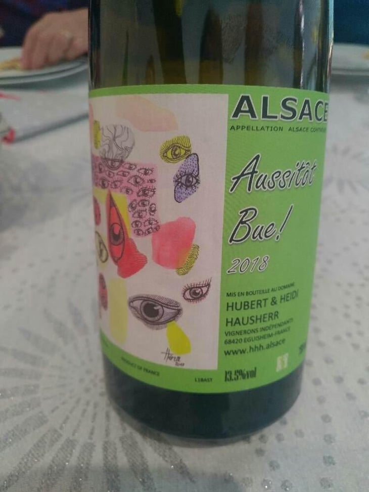 Aussitôt Bue (old label) - Vin Hausherr - Hubert & Heidi Hausherr 