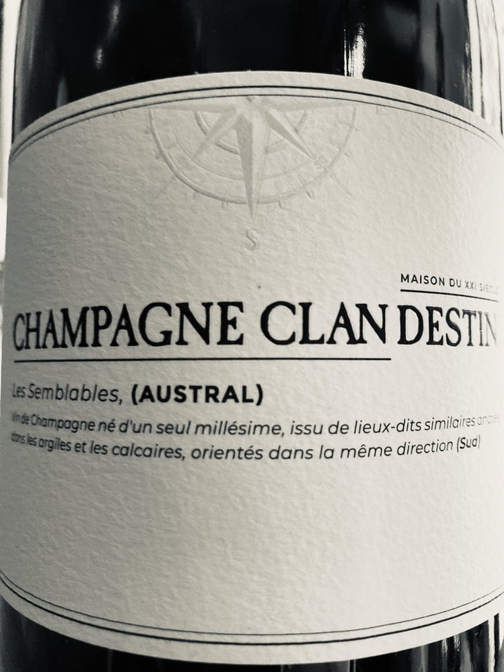 Austral - Champagne Clandestin - Benoît Doussot -2019