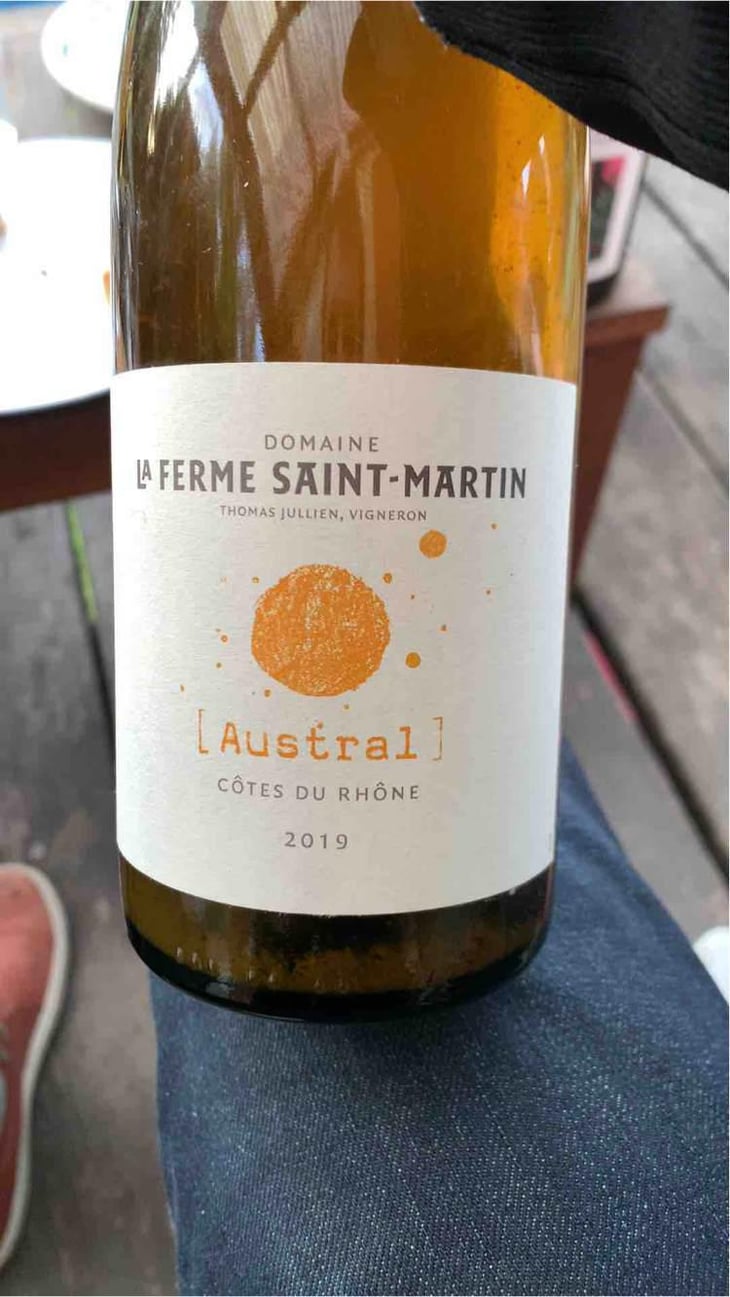 Austral - La Ferme Saint-Martin - Les Vins de Thomas - Sophie & Thomas Jullien 