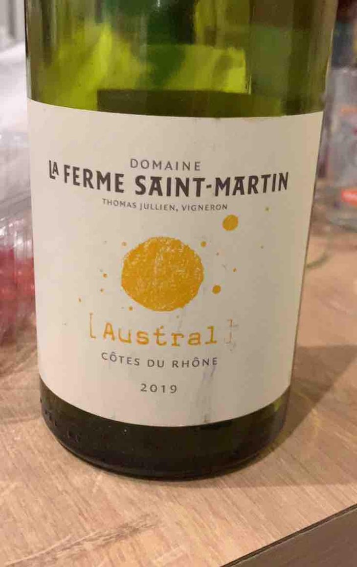 Austral - La Ferme Saint-Martin - Les Vins de Thomas - Sophie & Thomas Jullien 