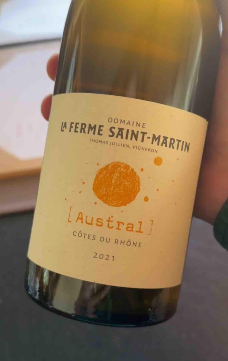 Austral - La Ferme Saint-Martin - Les Vins de Thomas - Sophie & Thomas Jullien 