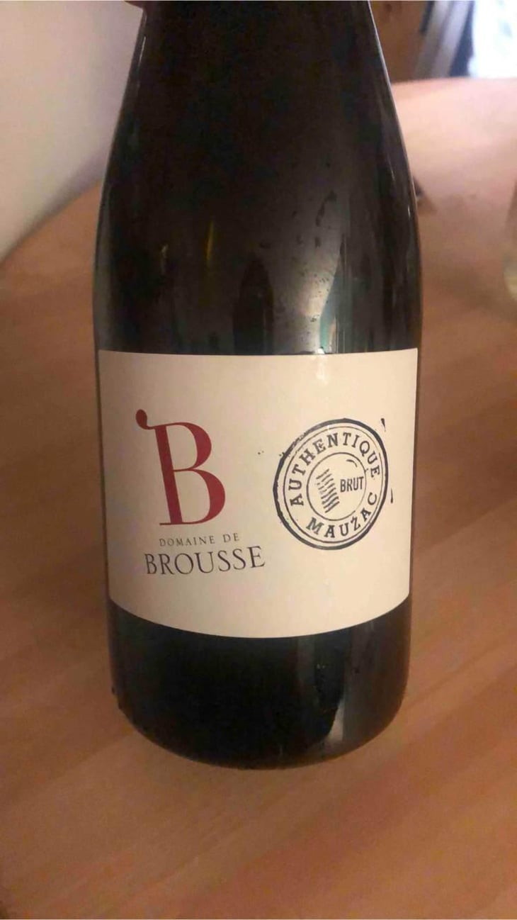 Authentique Mauzac Brut - Domaine De Brousse - Amandine, Susanne et Philippe Boissel -2020