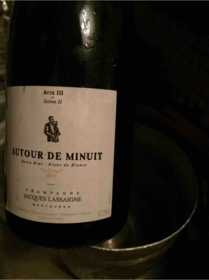 Autour de Minuit "Le Cotet" Exta Brut- Blanc de Blancs - Champagne Jacques Lassaigne - Emmanuel Lassaigne 