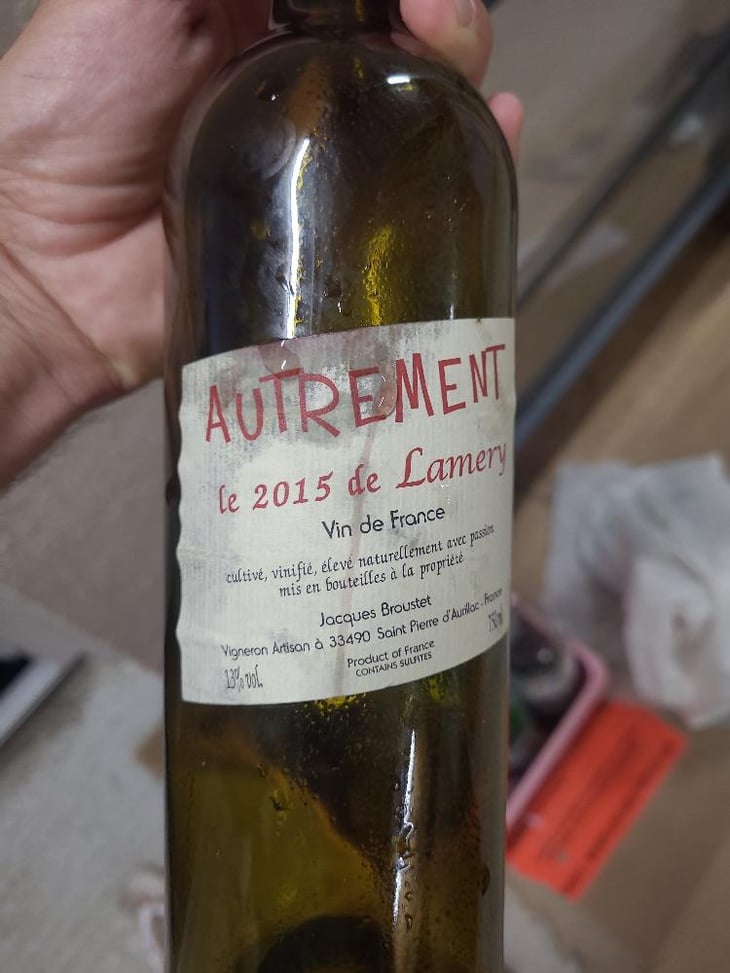 Autrement - Château Lamery - Jacques Broustet 