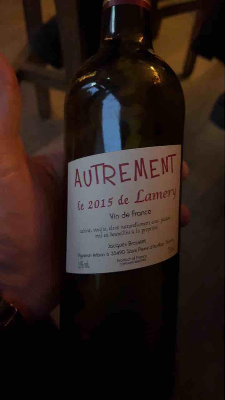 Autrement - Château Lamery - Jacques Broustet 
