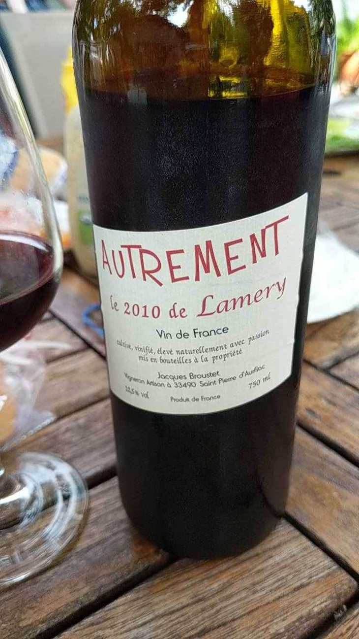 Autrement - Château Lamery - Jacques Broustet 