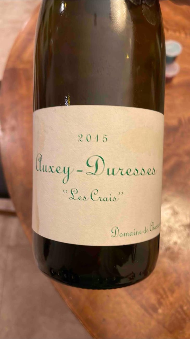 Auxey-Duresses "Les Crais" (blanc) - Domaine de Chassorney - Frédéric Cossard 