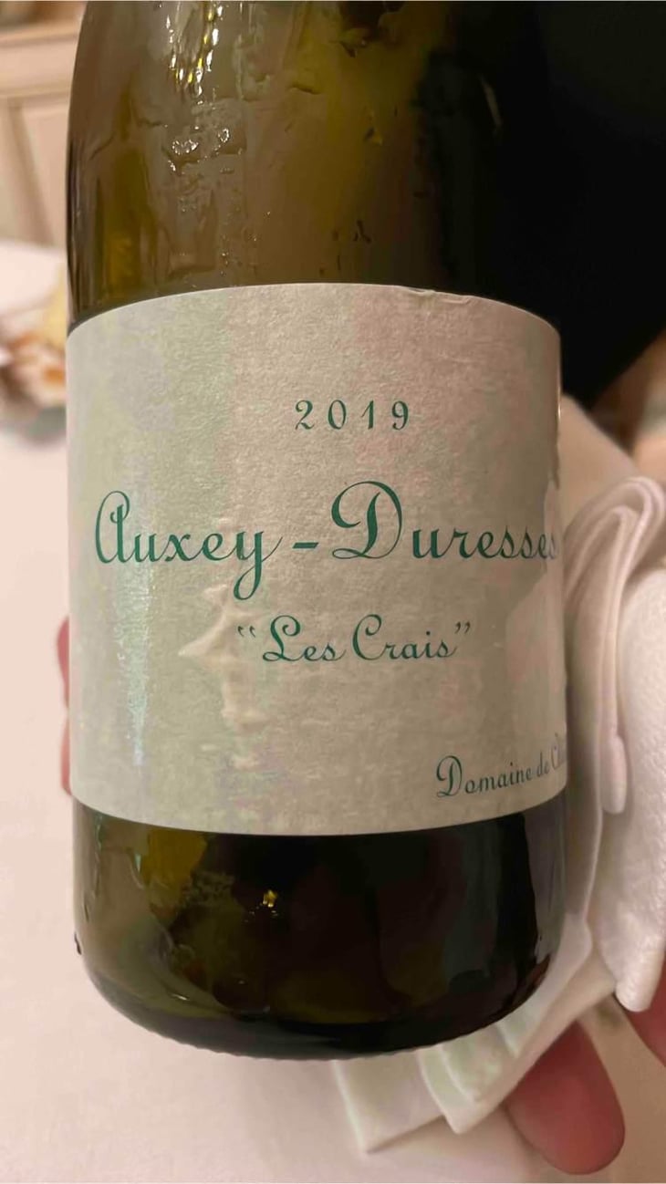 Auxey-Duresses "Les Crais" (blanc) - Domaine de Chassorney - Frédéric Cossard 