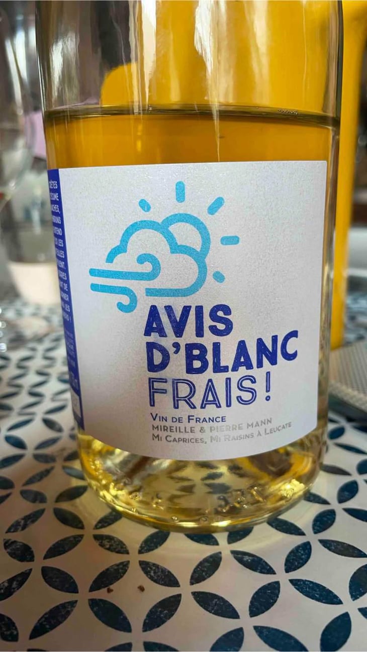 Avis D'Blanc Frais ! - Mas des Caprices - Mireille & Pierre Mann 