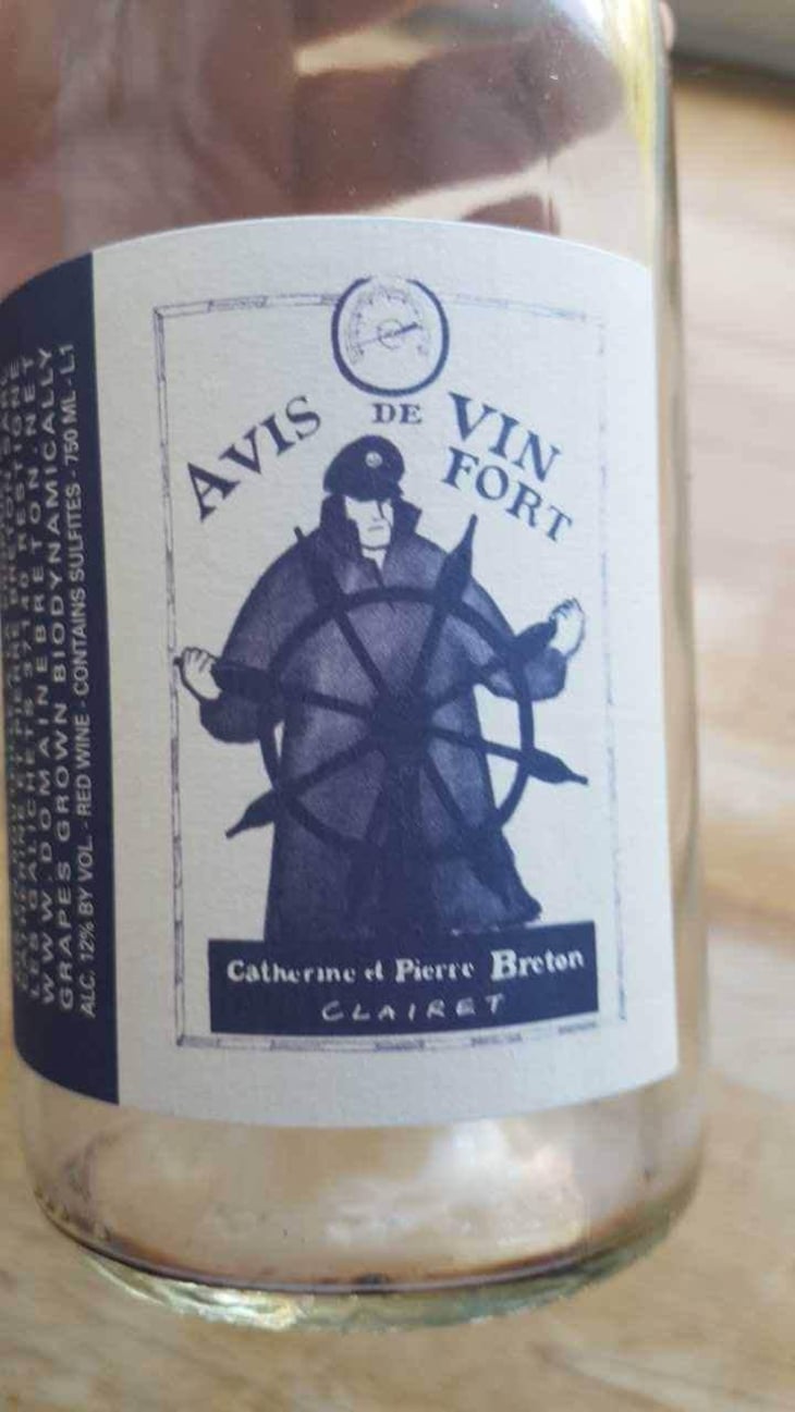 Avis de Vin Fort - Domaine Breton - Catherine & Pierre Breton 