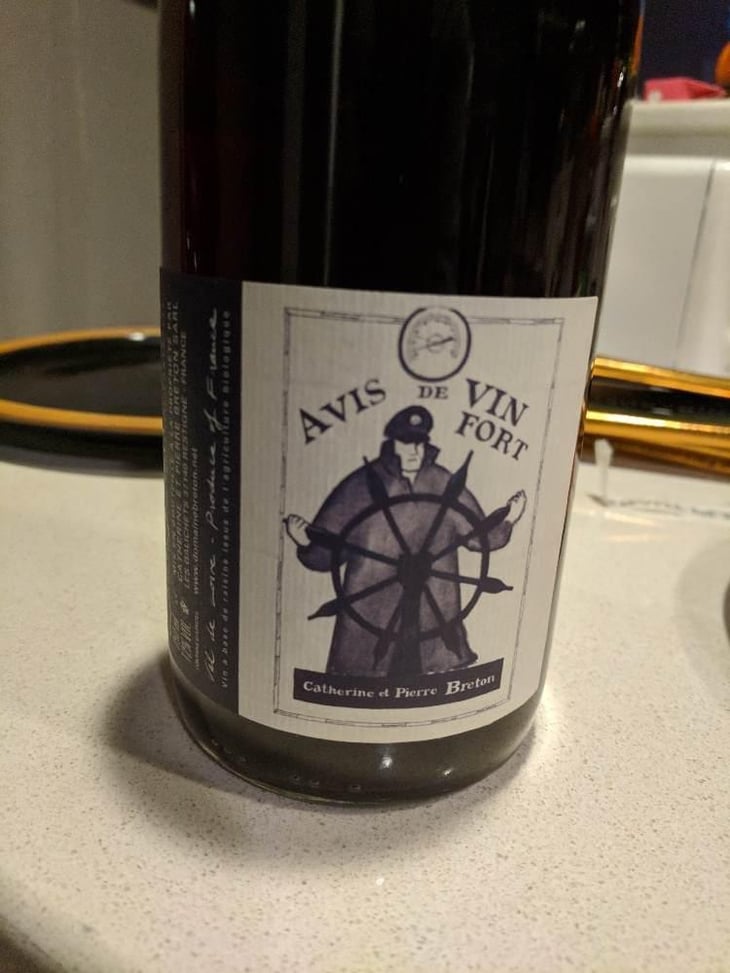 Avis de Vin Fort - Domaine Breton - Catherine & Pierre Breton 