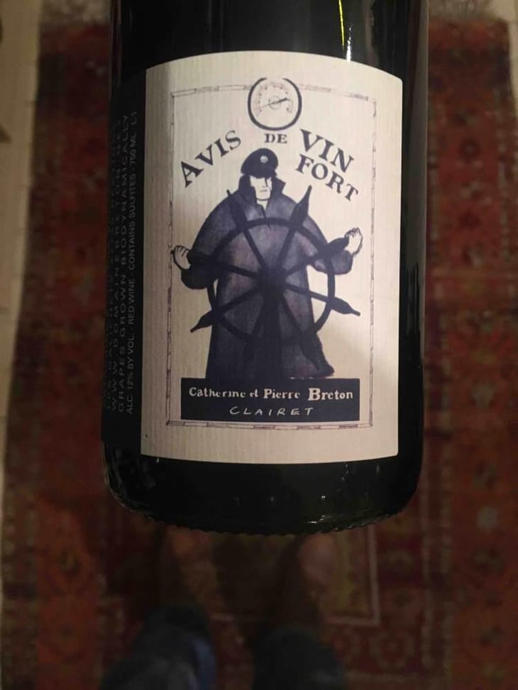 Avis de Vin Fort - Domaine Breton - Catherine & Pierre Breton 
