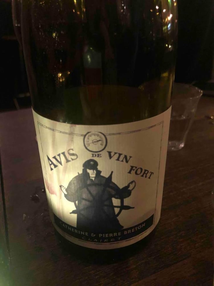 Avis de Vin Fort - Domaine Breton - Catherine & Pierre Breton 