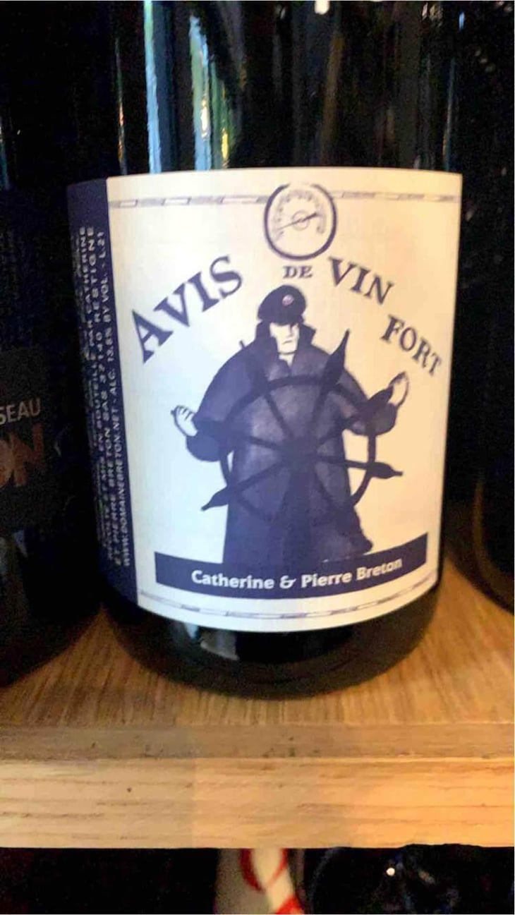 Avis de Vin Fort - Domaine Breton - Catherine & Pierre Breton 