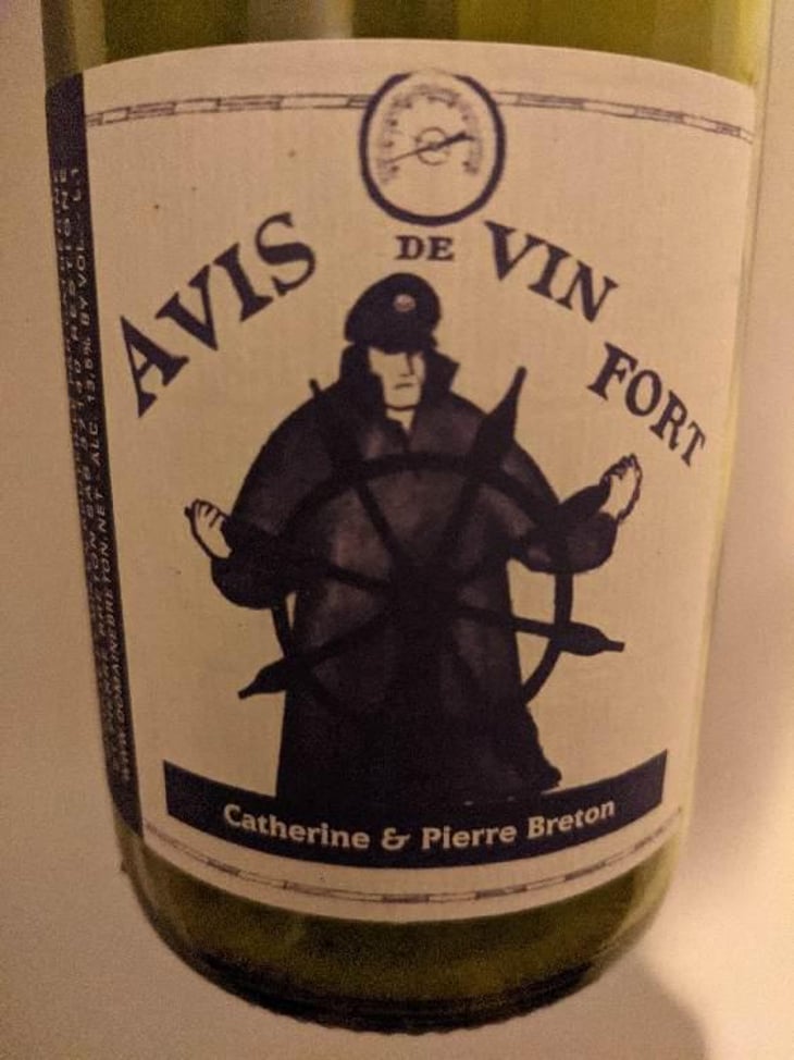 Avis de Vin Fort - Domaine Breton - Catherine & Pierre Breton 