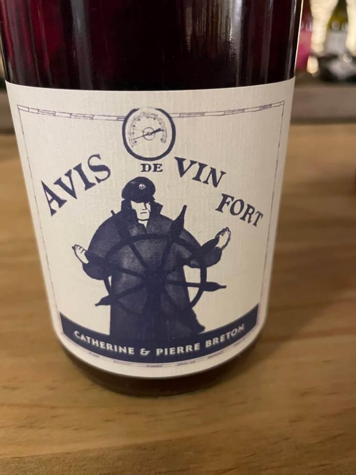Avis de Vin Fort - Domaine Breton - Catherine & Pierre Breton 
