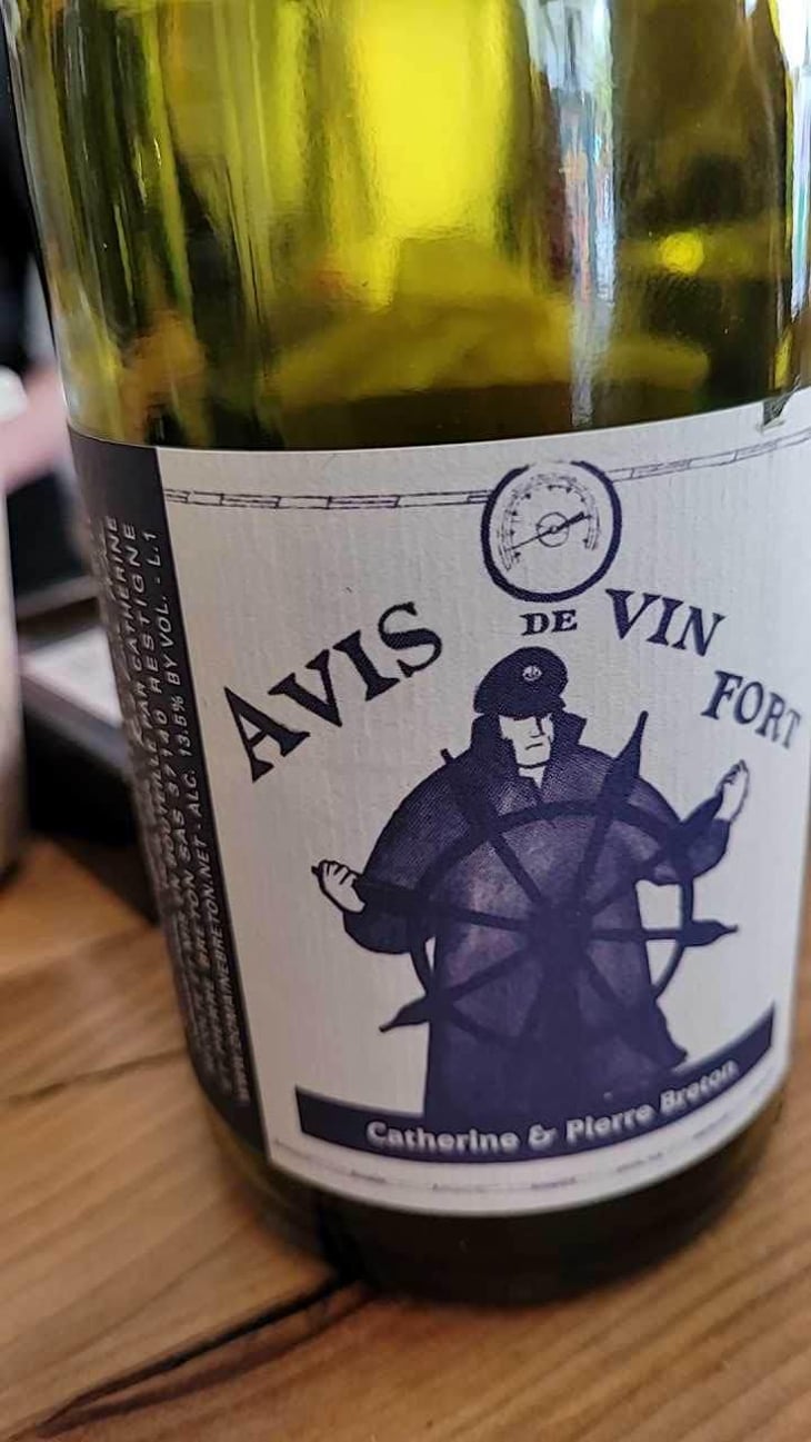 Avis de Vin Fort - Domaine Breton - Catherine & Pierre Breton 