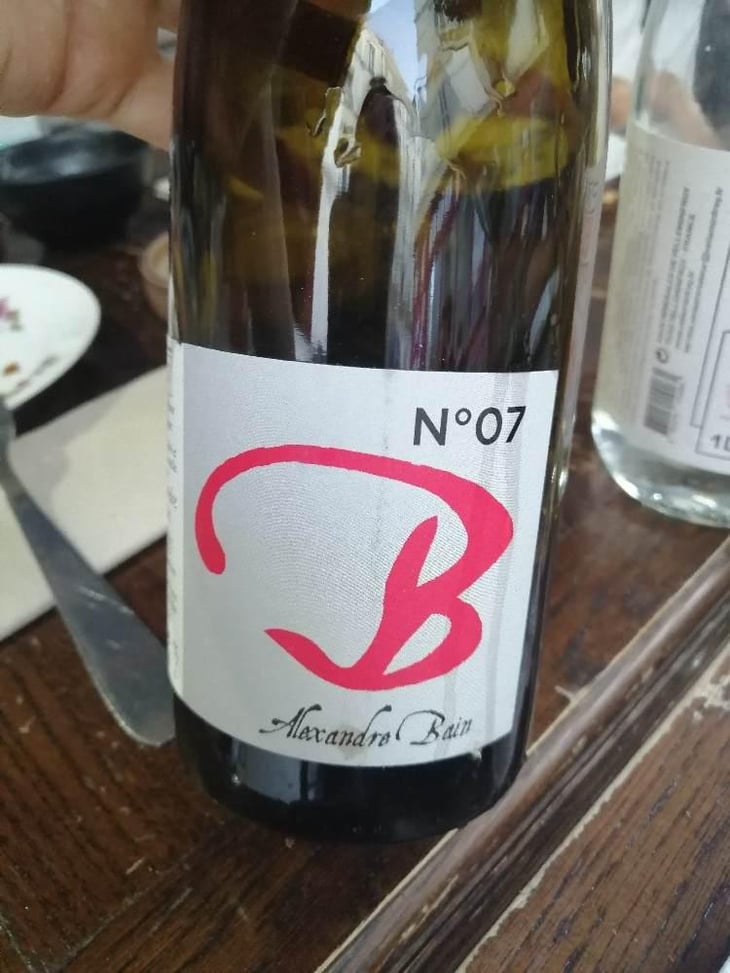 B N°07 - Domaine Alexandre Bain - Alexandre Bain 