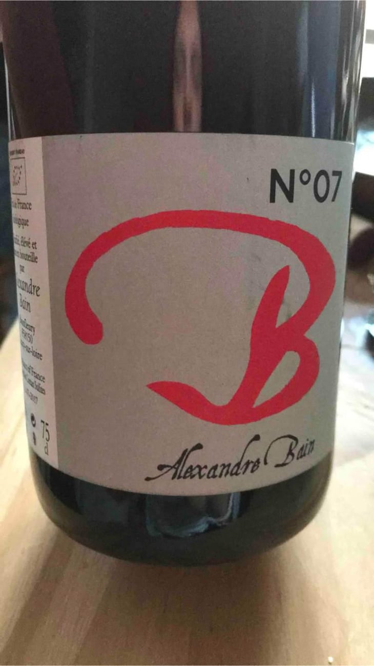 B N°07 - Domaine Alexandre Bain - Alexandre Bain 