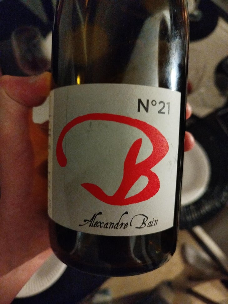 B N°21 - Domaine Alexandre Bain - Alexandre Bain 