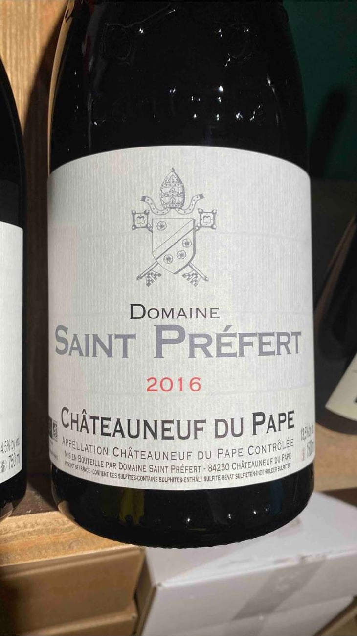 Chateauneuf Du Pape Magnum - Saint Préfert - Isabel Ferrando -2016