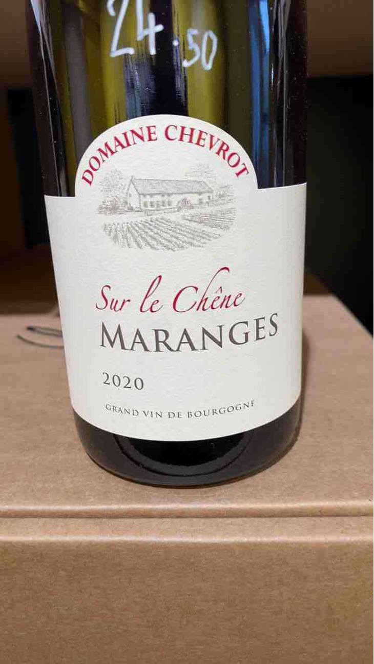 Sur Le Chêne Maranges - Domaine Chevrot - Vincent & Pablo Chevrot 